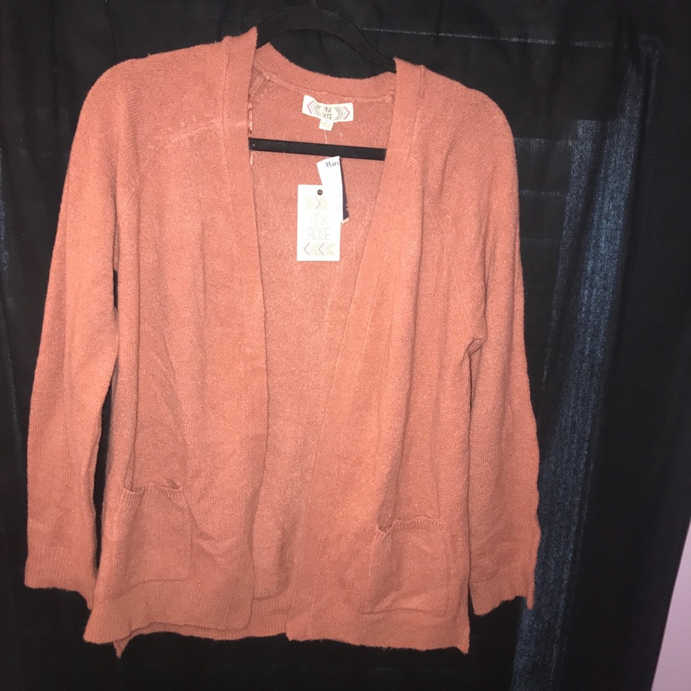 Blush cardigan sweater